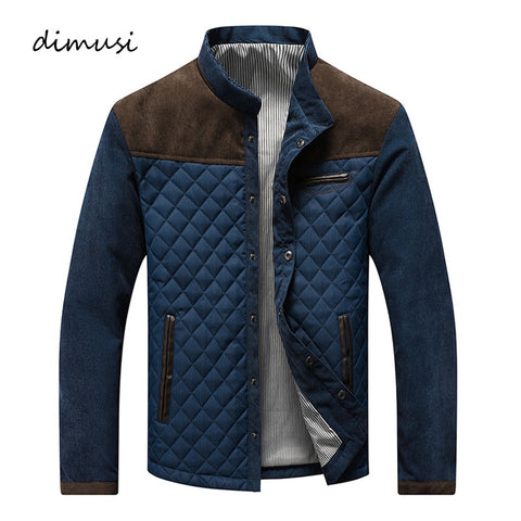 DIMUSI Autumn Mens Jacket Casual Mens Slim Fit Windbreaker Jackets Male Fashion Streetwear Anorak Baseball Jackets Clothing 5XL