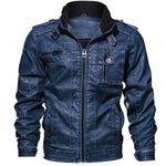 Mens Leather Jackets High Quality Classic Motorcycle Jacket Male Plus faux leather jacket men spring Drop shipping
